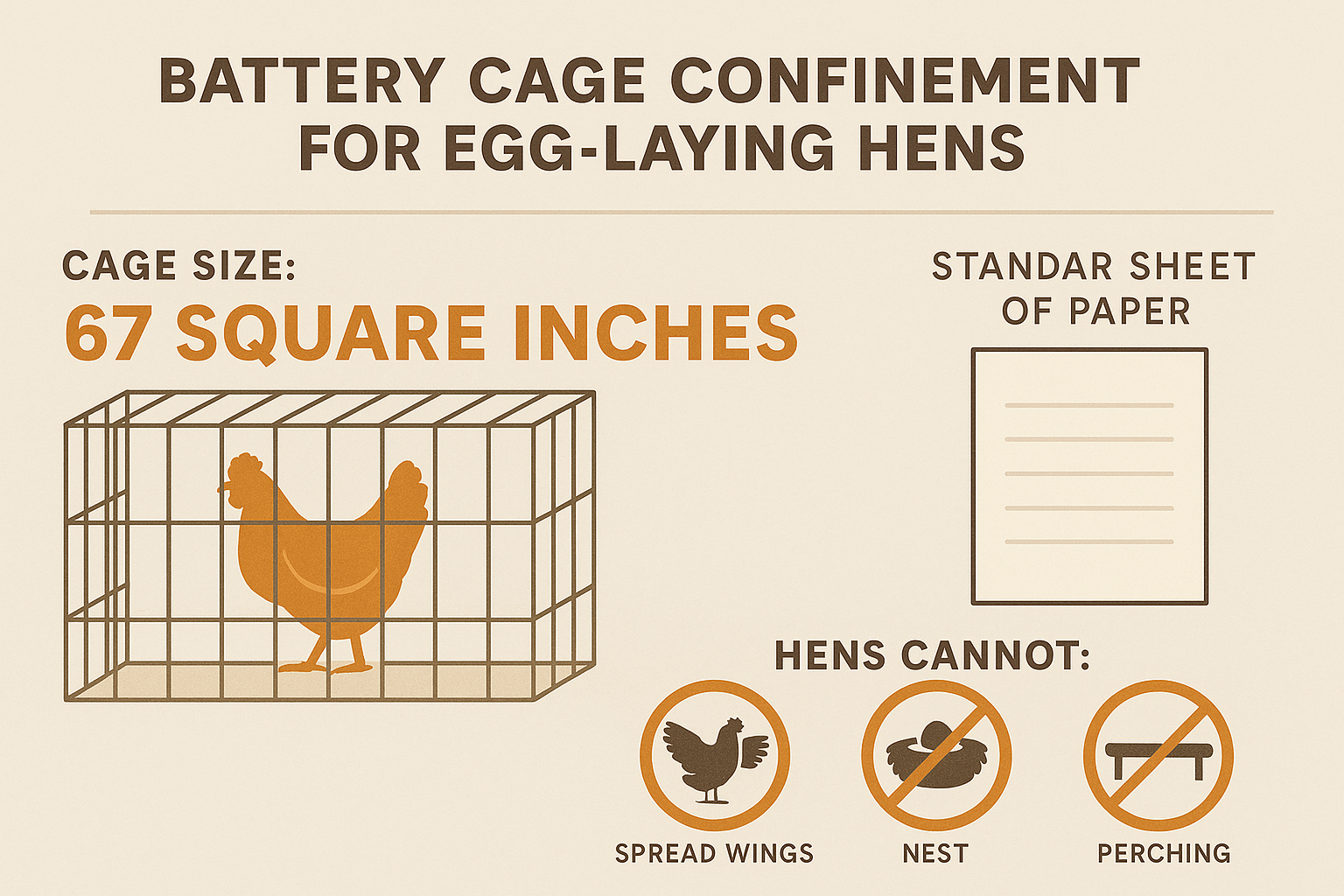 Battery Cage Infographic